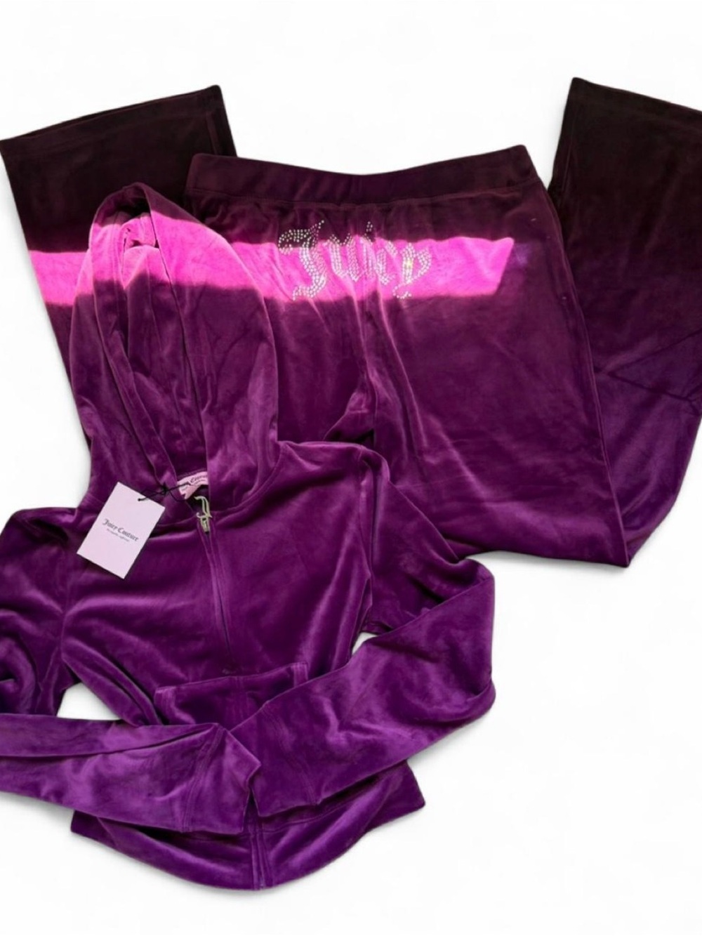 NWT Juicy Couture purple velour tracksuit - Picture 3 of 8
